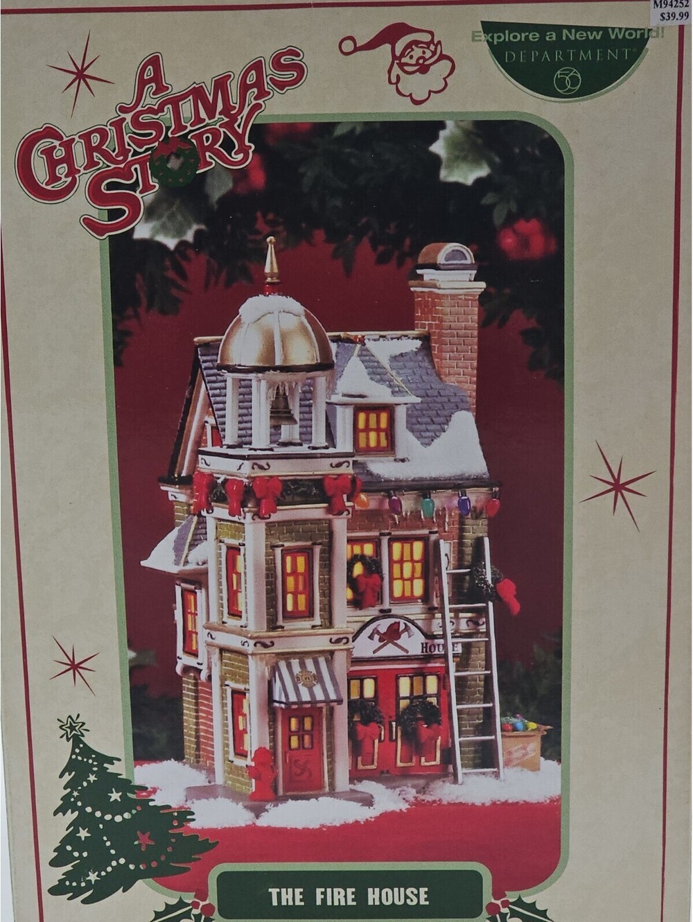 Department 56 A Christmas Story The Firehouse Fire House Retired 2008